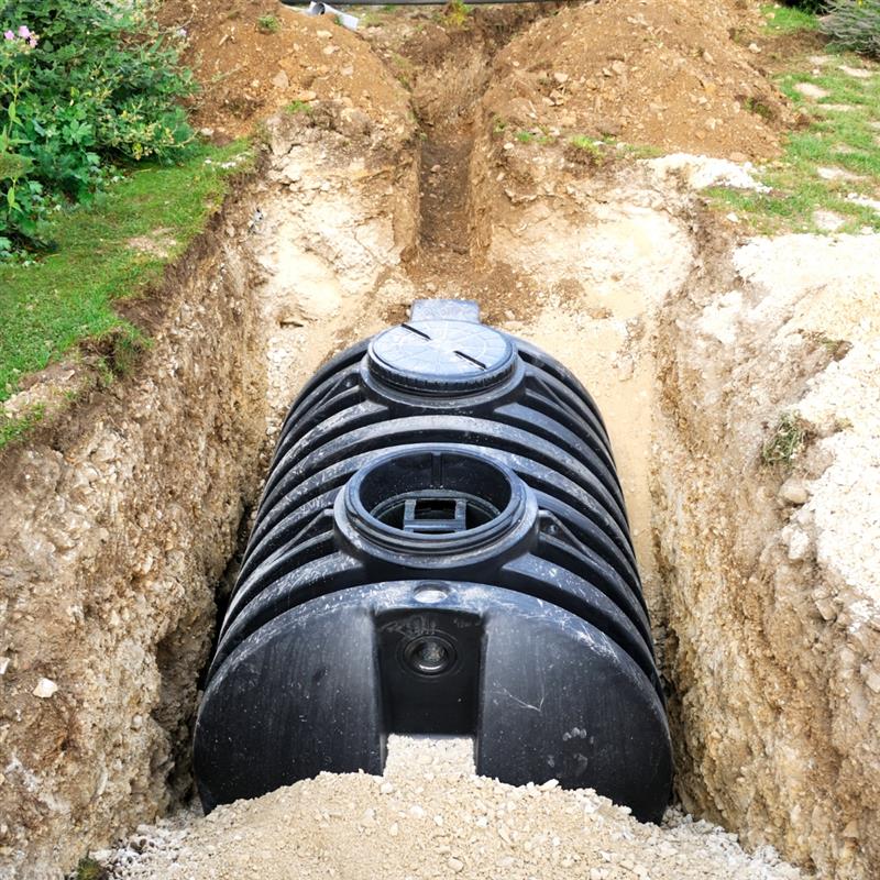 Septic system installation